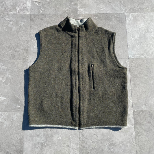 90s Lands' End Made in USA Knit Vest