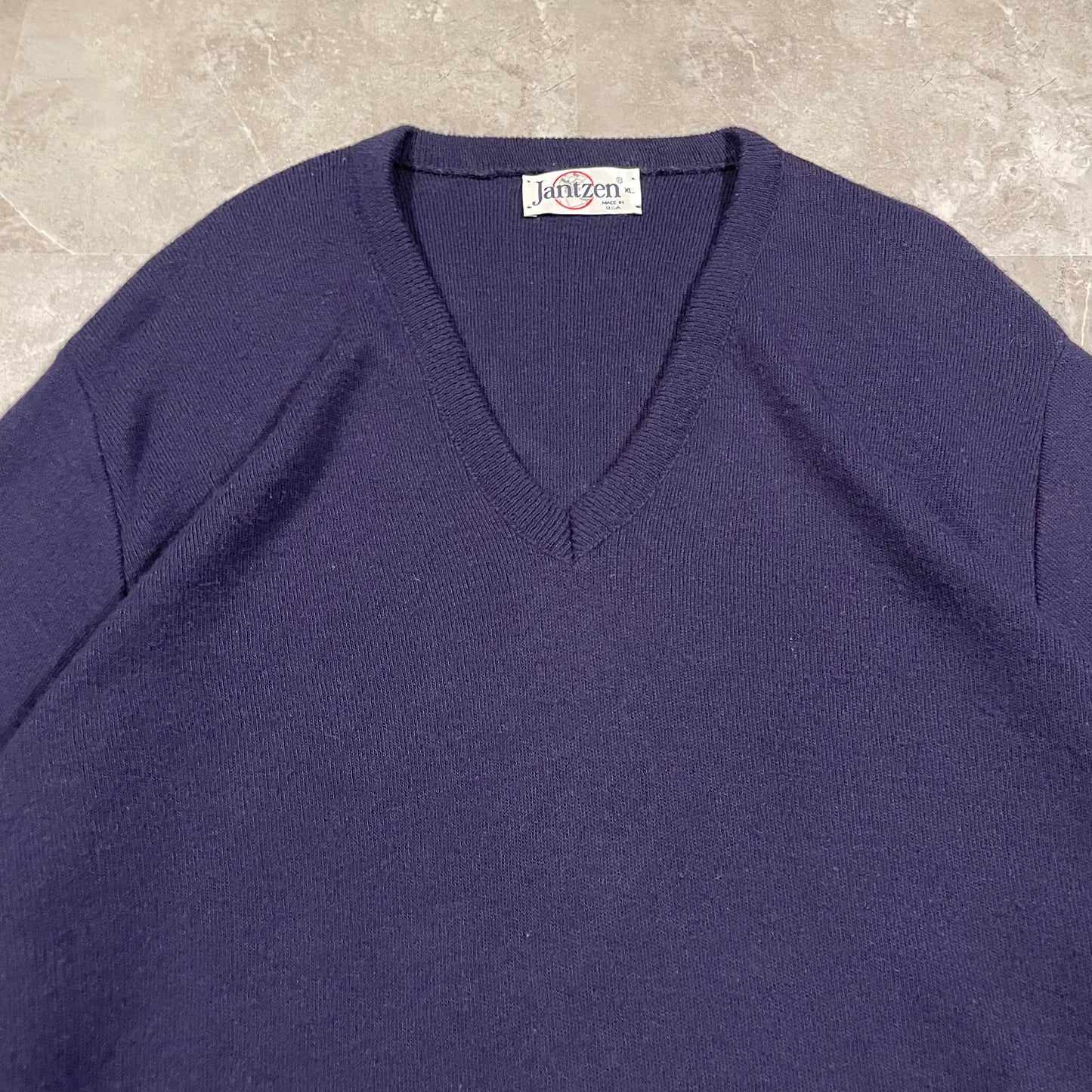 90s Jantzen Made in USA V-Neck Sweater