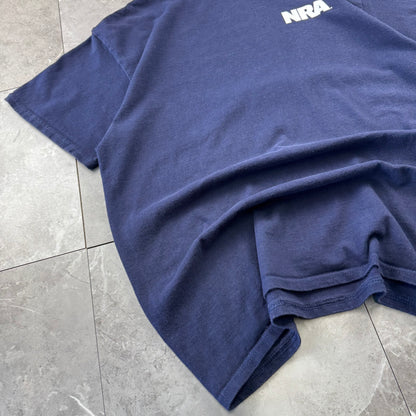 00s Unknown NRA National Rifle Association Navy T-Shirt