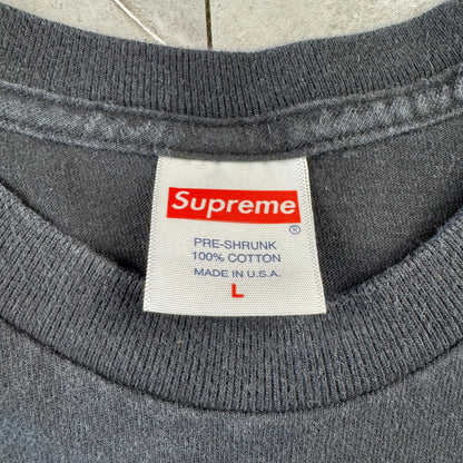 00s~ Supreme Block Cheese Made in USA Graphic T-Shirt