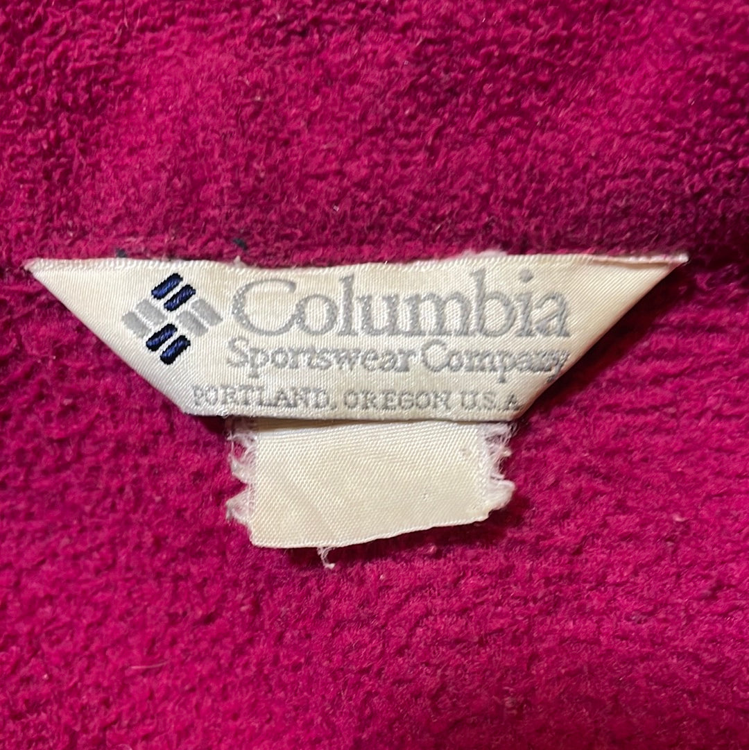 90s Women’s Columbia Pink Fleece Jacket