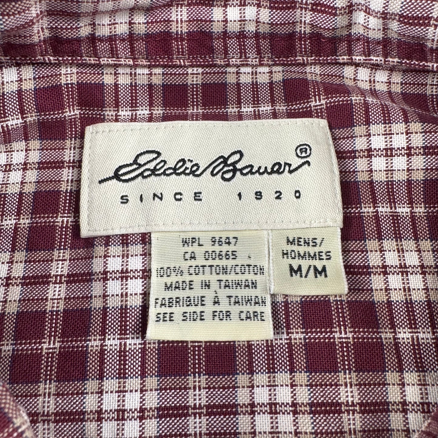 90s-00s Eddie Bauer Red Checkered Button Down Shirt
