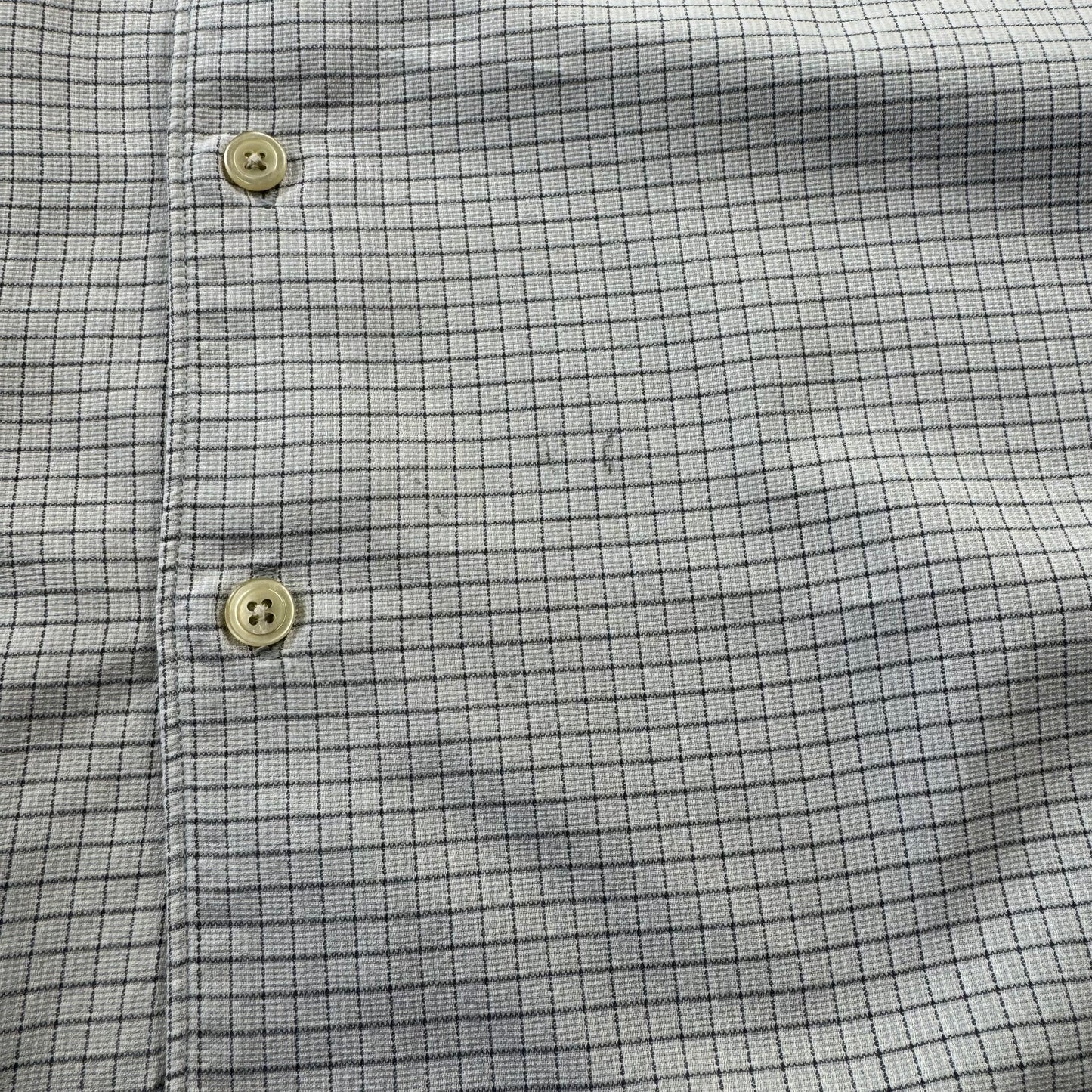 90s Nautica White Checkered Short Sleeve Shirt XL