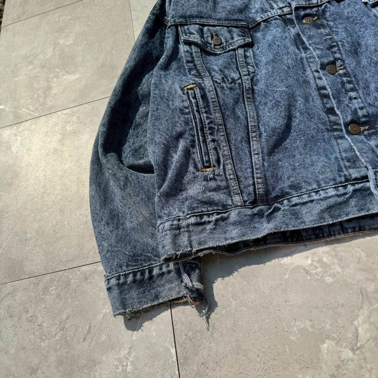 80s-90s Levi's 75066 Made in USA Dyed Denim Jacket