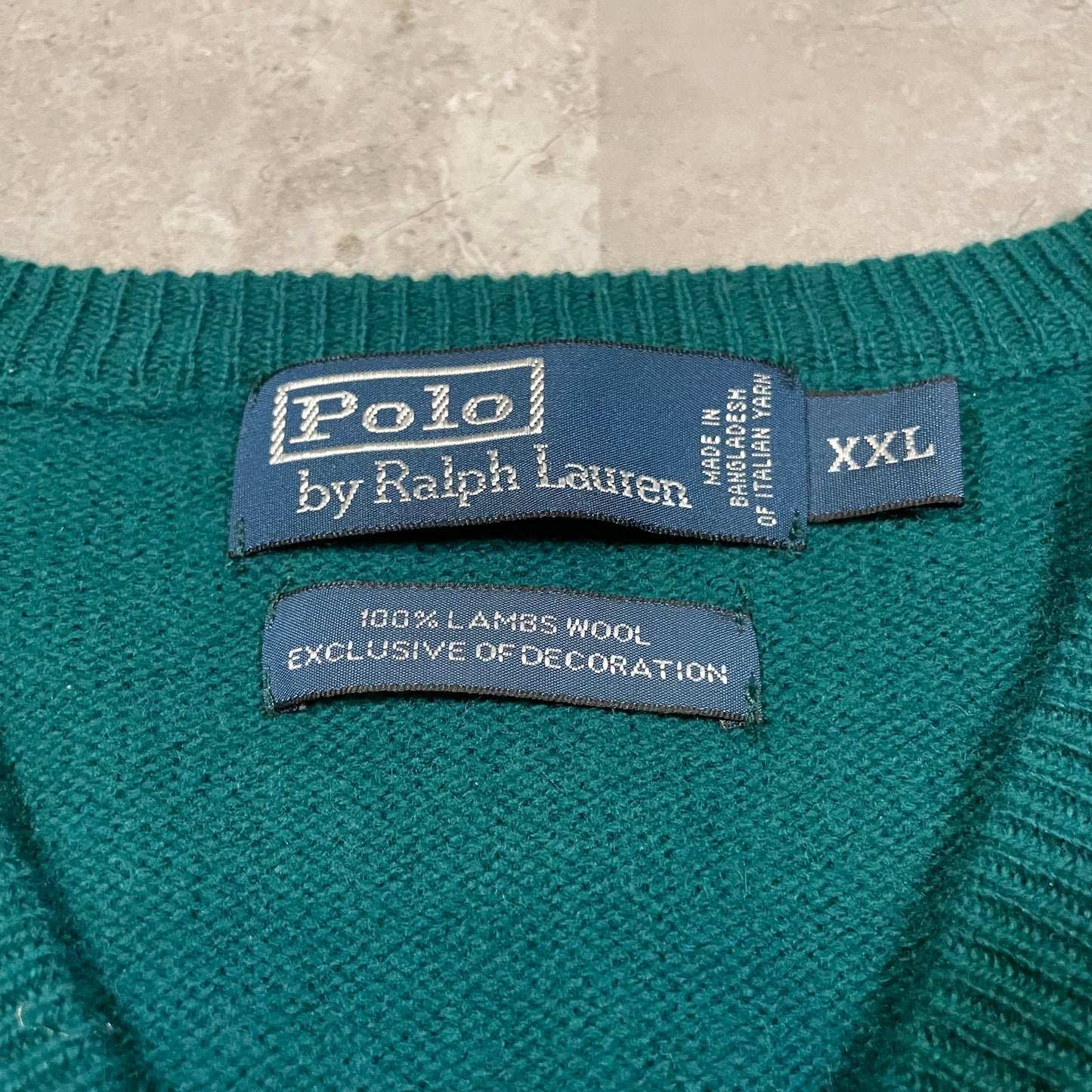 90s Ralph Lauren Lamb Wool V-Neck Sweater