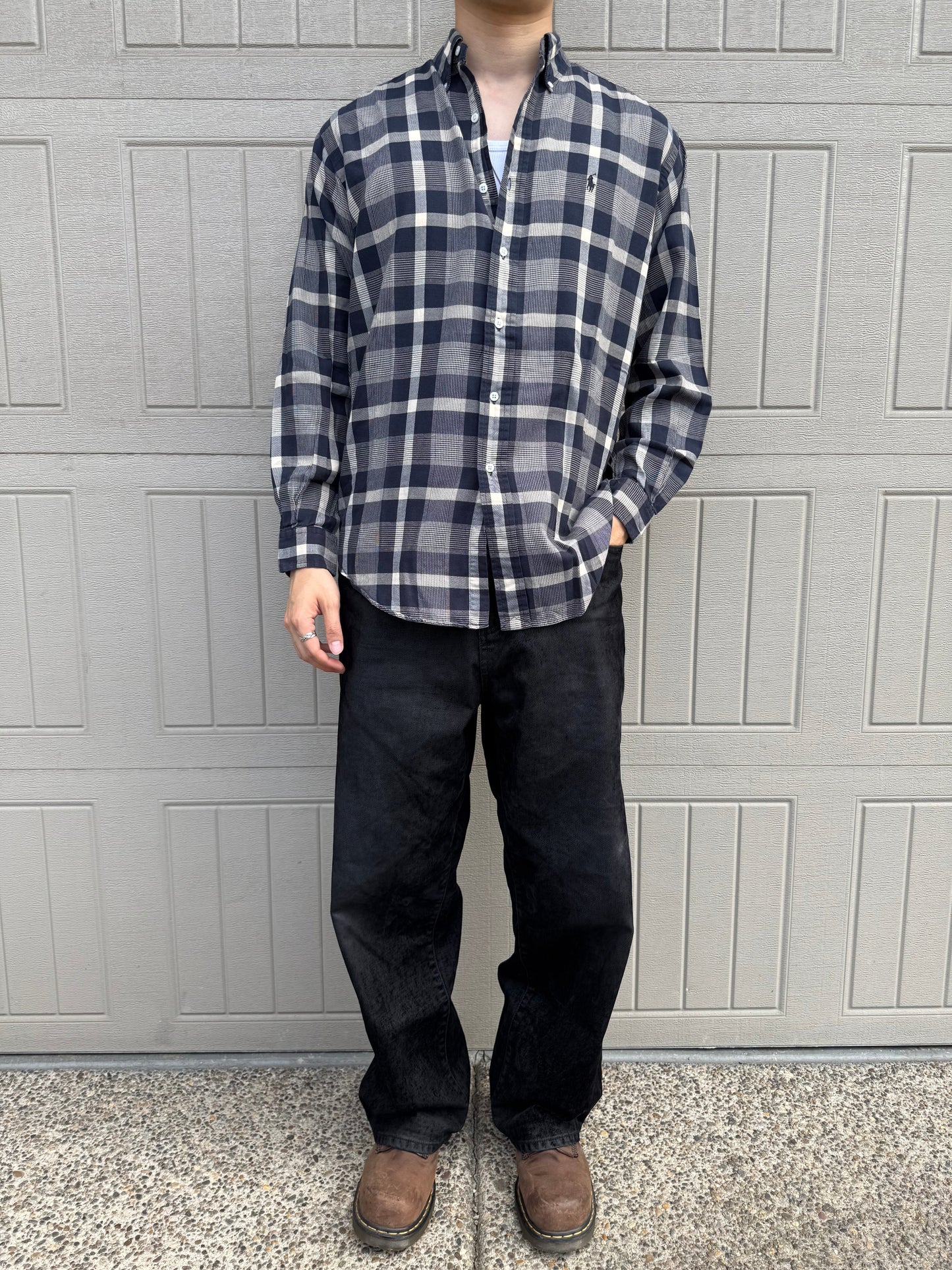 90s-00s Ralph Lauren Blake Checkered Shirt KiiChain Clothing