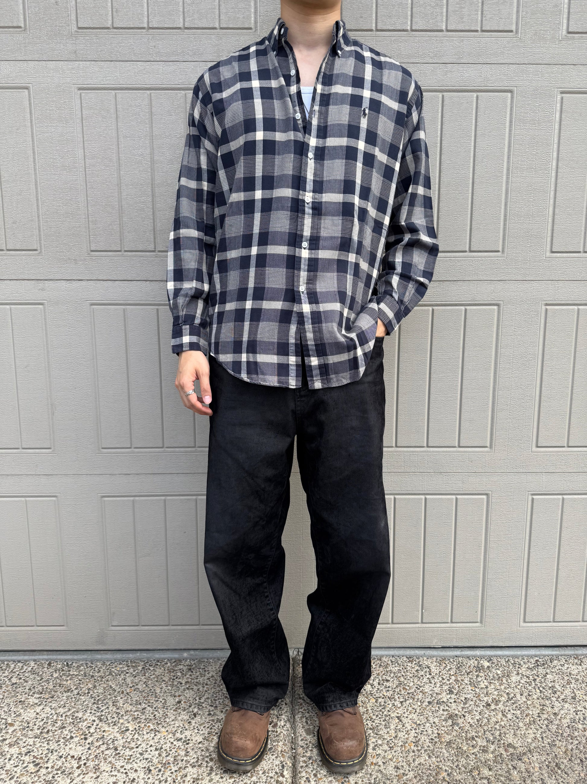90s-00s Ralph Lauren Blake Checkered Shirt KiiChain Clothing