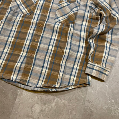 80s Big Mac Brown Checkered Flannel Shirt