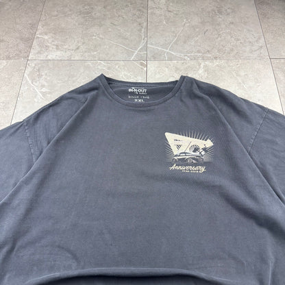 00s In-N-Out Burger 70th Anniversary Faded Black Graphic T-Shirt