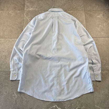 00s Brooks Brothers “Regent” Light Blue Striped Button Down Shirt