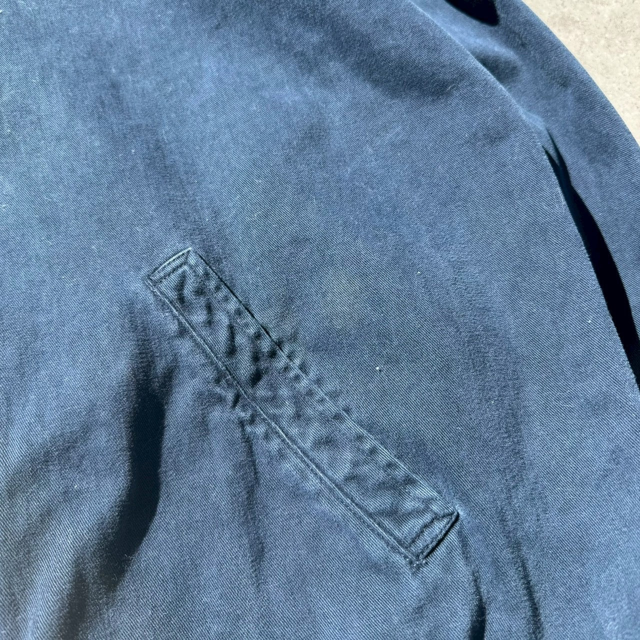 90s Ralph Lauren Navy Corduroy Collar Swing Top Jacket