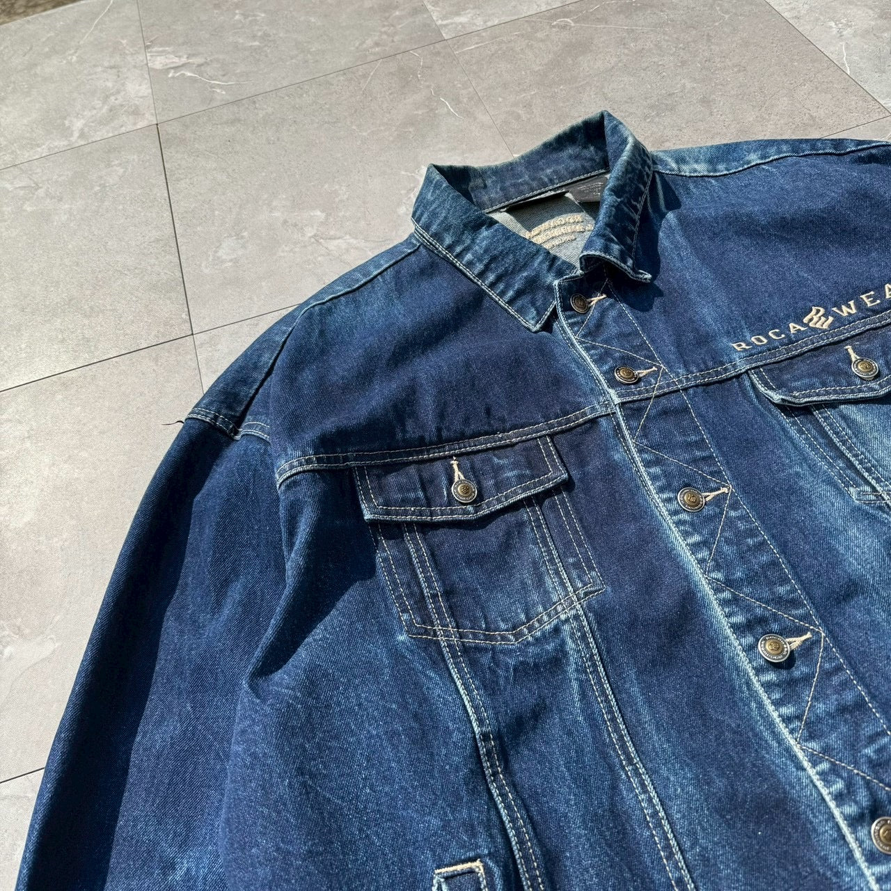 00s RocaWear Oversized Denim Jacket