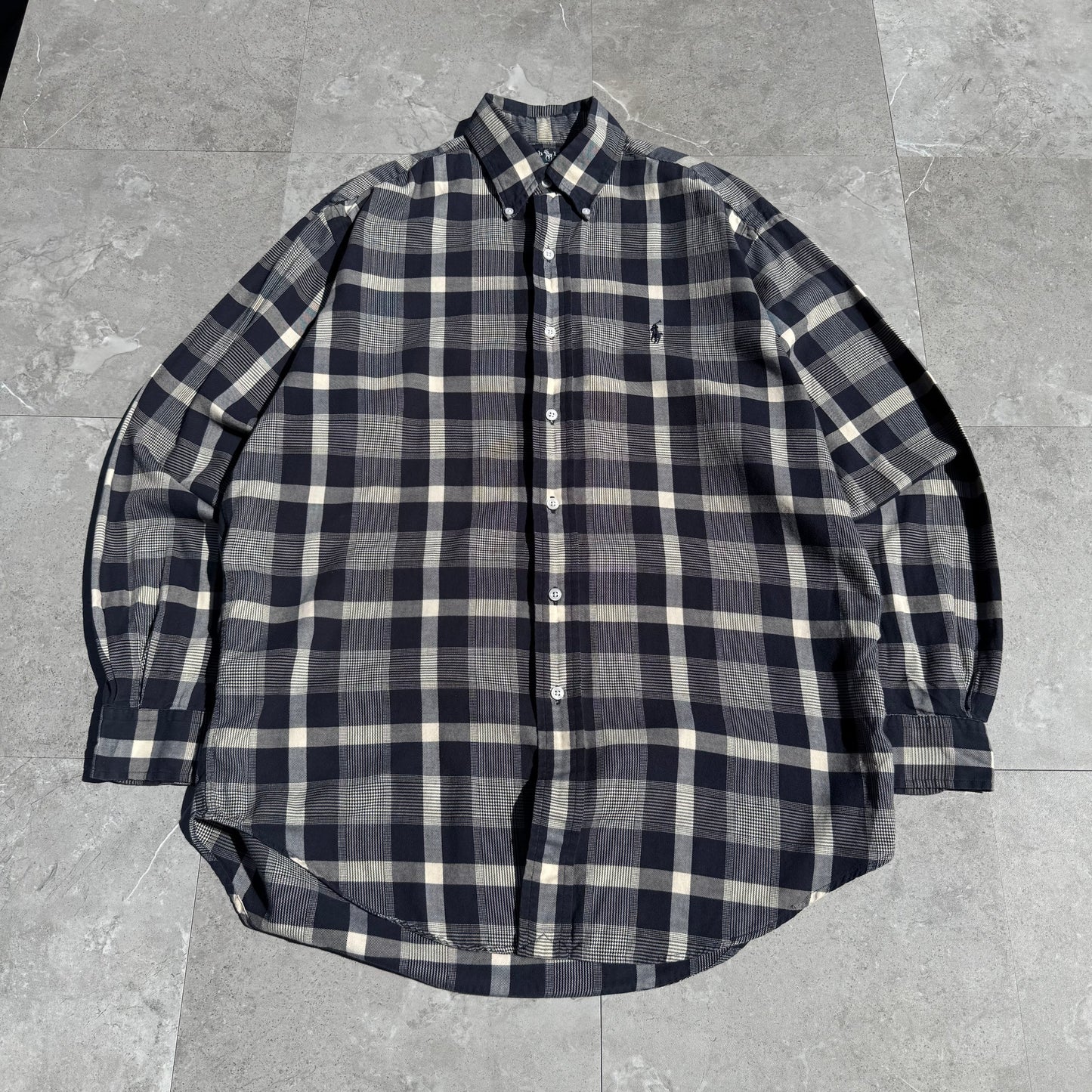 90s-00s Ralph Lauren Blake Checkered Shirt KiiChain Clothing