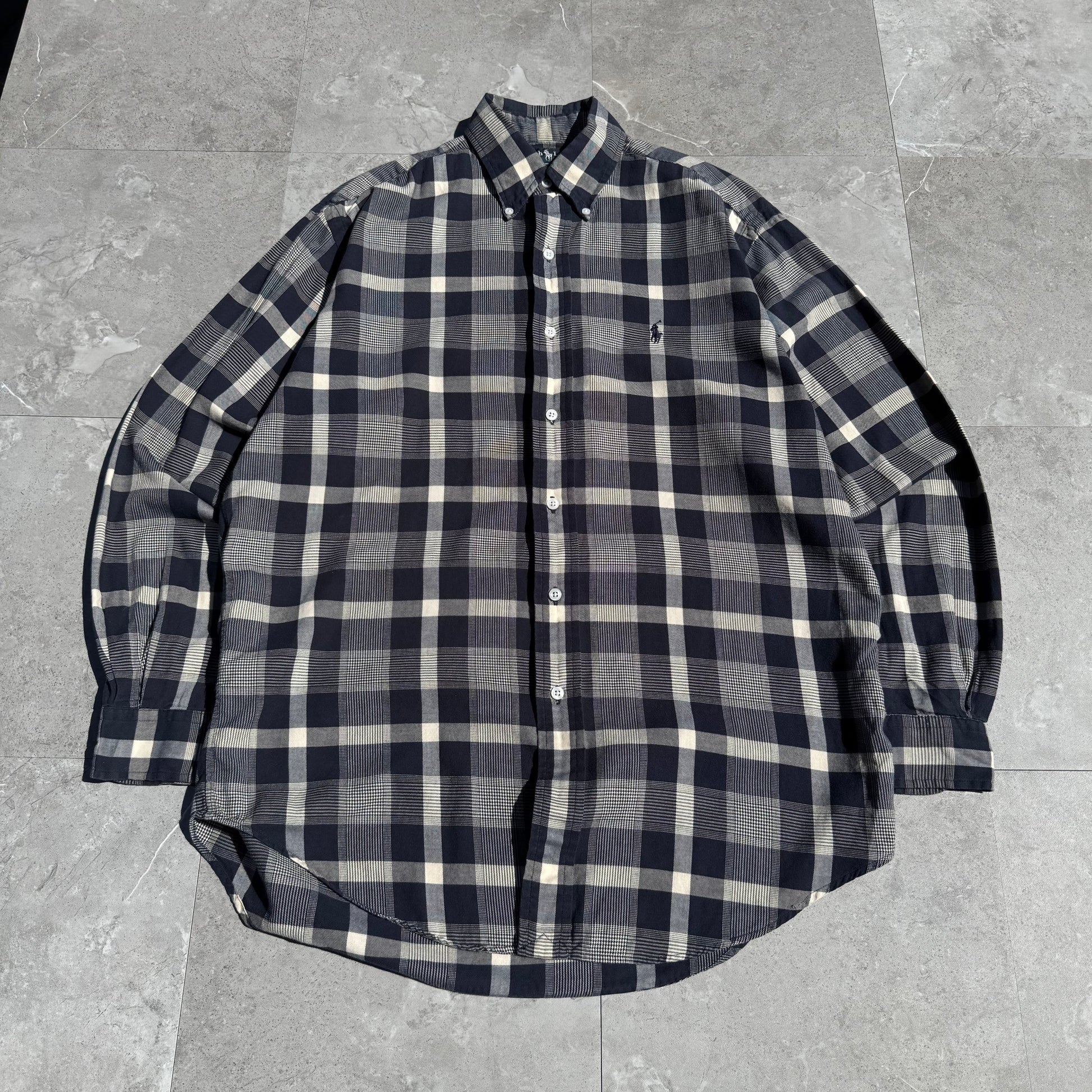 90s-00s Ralph Lauren Blake Checkered Shirt KiiChain Clothing