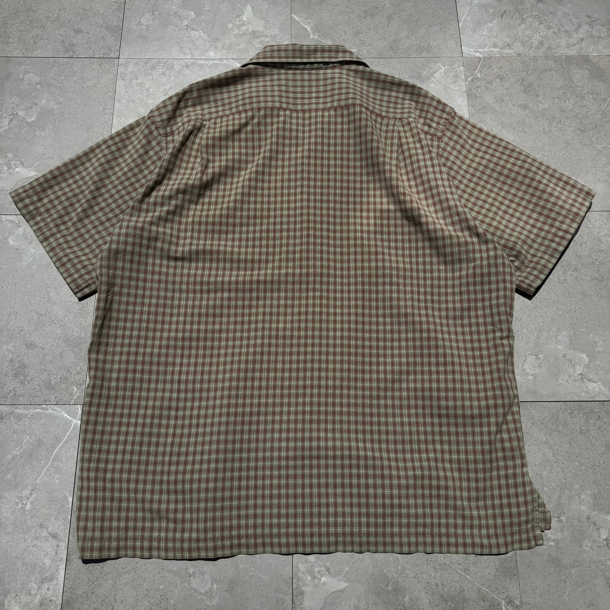 90s Ralph Lauren Adams Checkered Pocket Pony Cotton Short Sleeve Shirt KiiChain Clothing