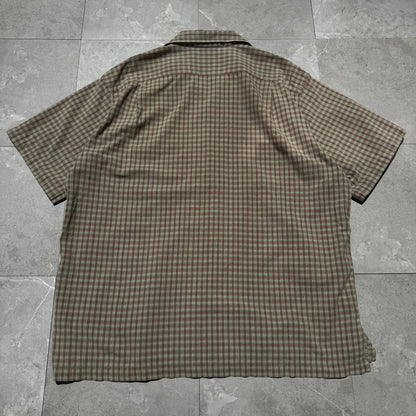 90s Ralph Lauren Adams Checkered Pocket Pony Cotton Short Sleeve Shirt KiiChain Clothing