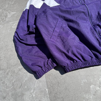 90s Russell Athletic Purple Zip-Up Windbreaker Jacket KiiChain Clothing