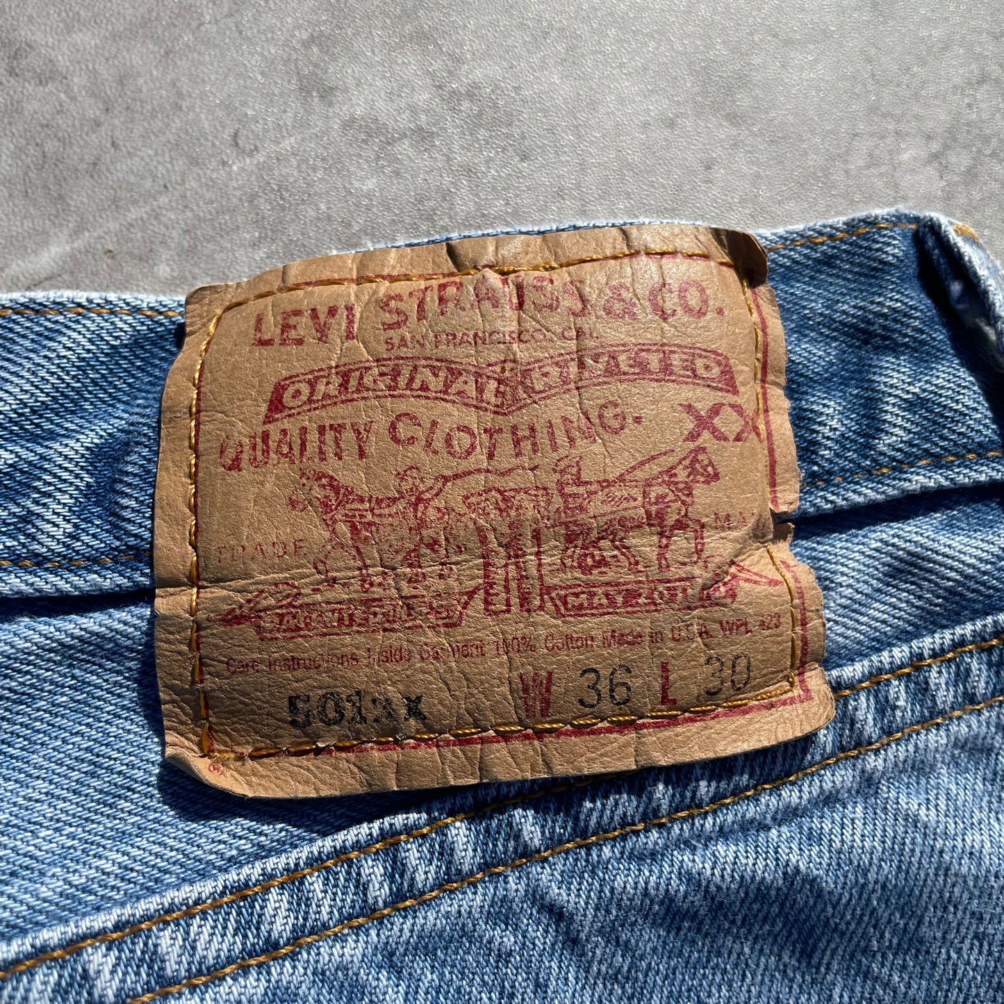 90s Levi's 501xx Made in USA Denim 36x30