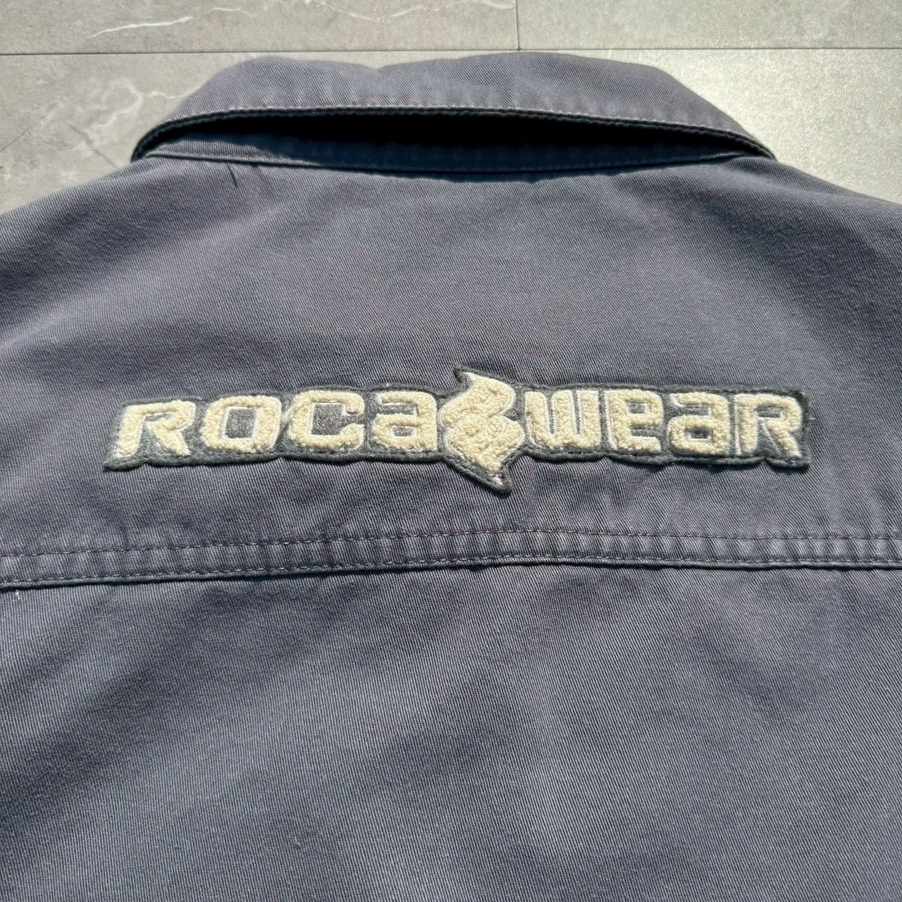 90s-00s RocaWear Gray Dual Pocket Jacket