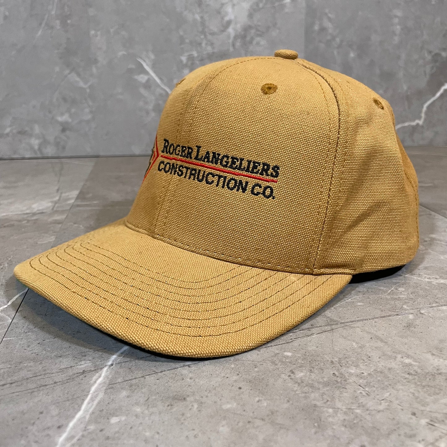 90s Roger Langeliers Construction Co. Made in USA SnapBack