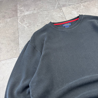 00s~ Polo Ralph Lauren Black Long Sleeve Thermal