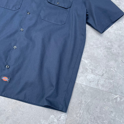 00s Dickies Banks Billiards Short Sleeve Work Shirt