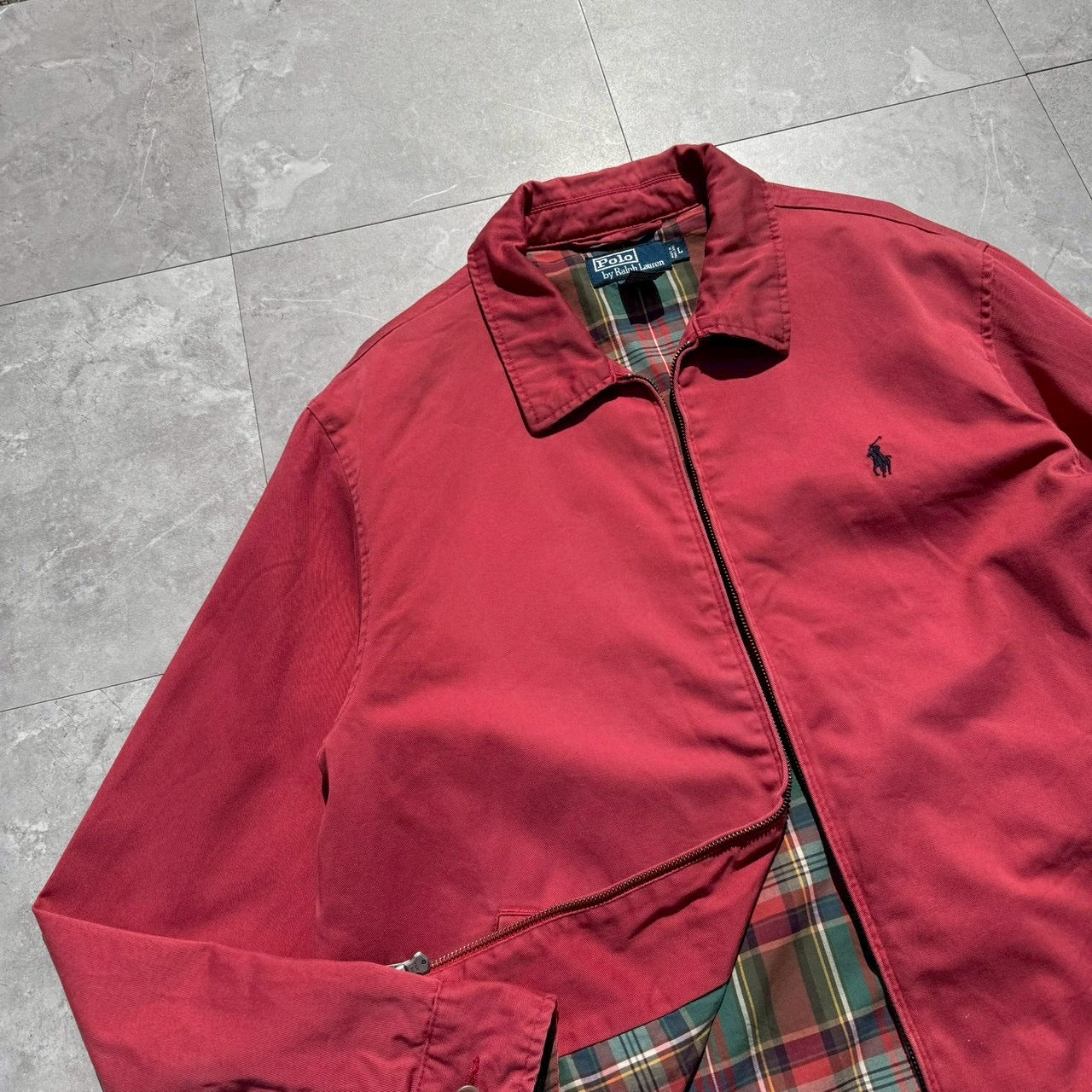 90s-00s Ralph Lauren Red Swing Top Jacket
