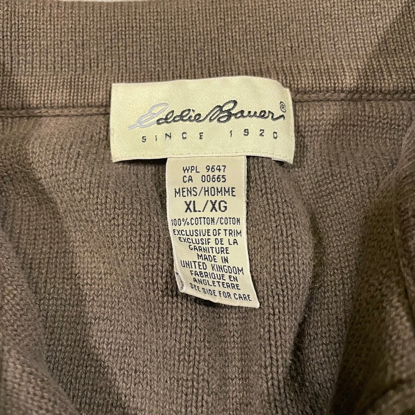 90s-00s Eddie Bauer Cotton Polo Sweater