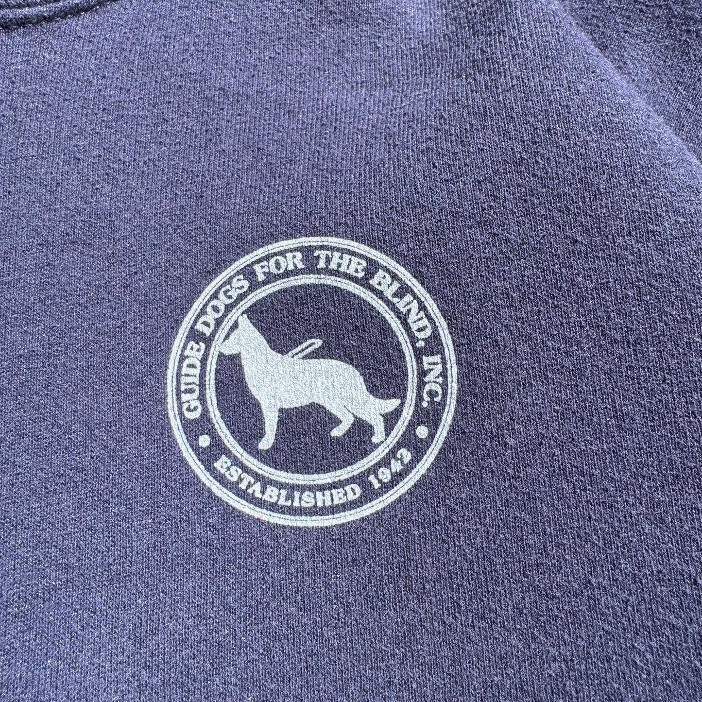 90s Lee Made in USA Guide Dog Logo Sweatshirt KiiChain Clothing