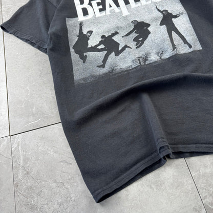 00s The Beatles Black Graphic T-Shirt