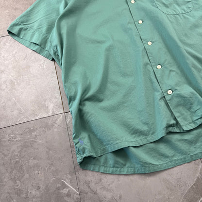 00s~ Polo Ralph Lauren Classic Fit Rare Mint Green Open Collar Shirt