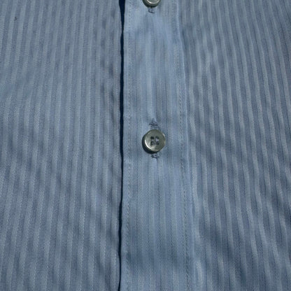 70s-80s Sears Seersucker Light Blue Shirt KiiChain Clothing
