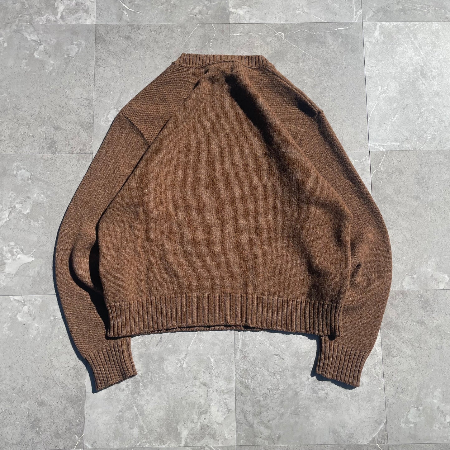 80s Jantzen Brown Blank Knit