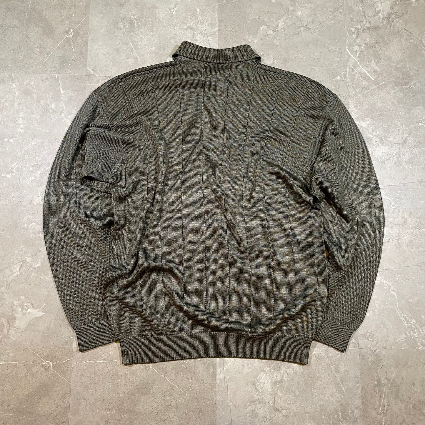 90s Barry Bricken Silk Polo Sweater