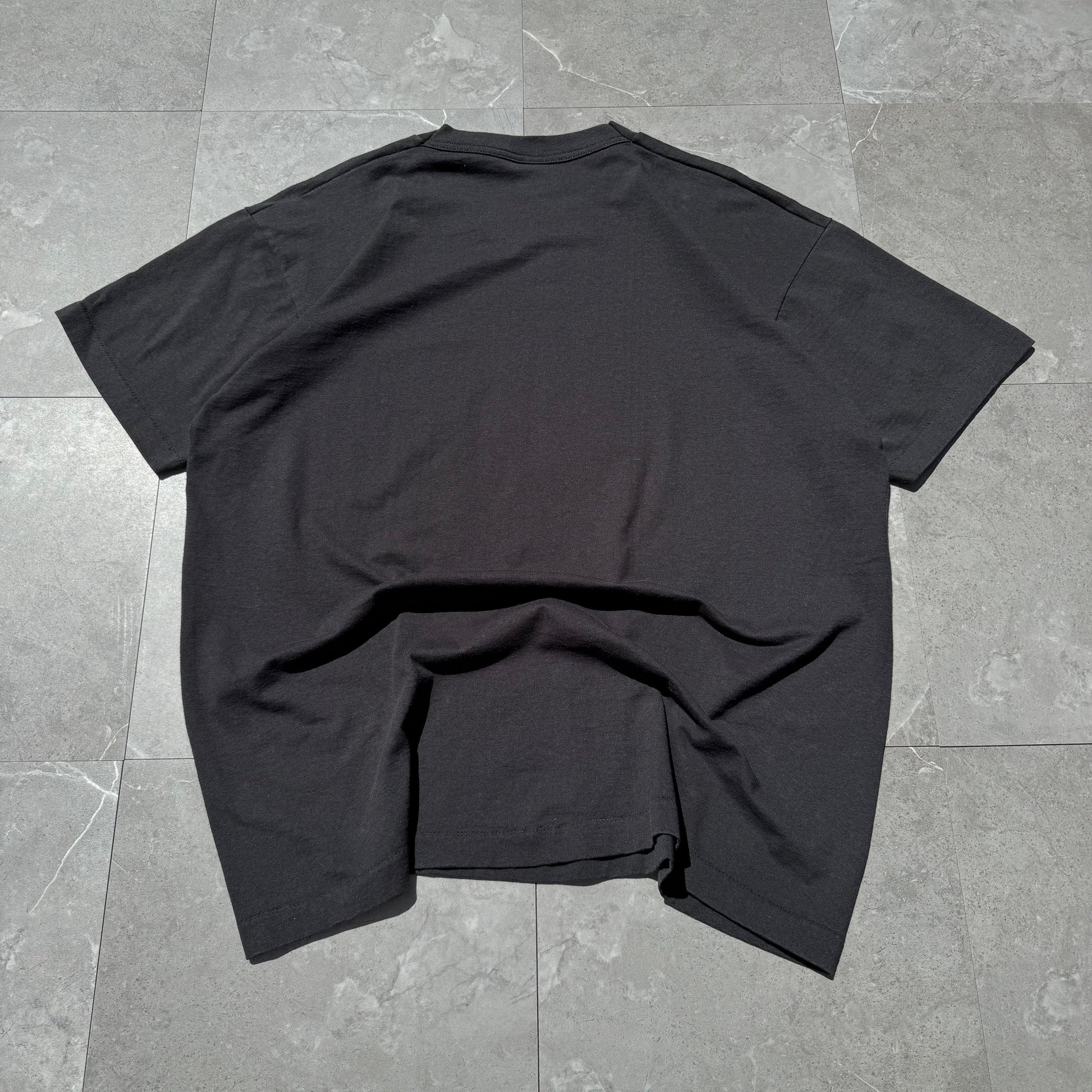 90s Fruit of the Loom Faded Black Made in USA Texas Graphic Tee KiiChain Clothing