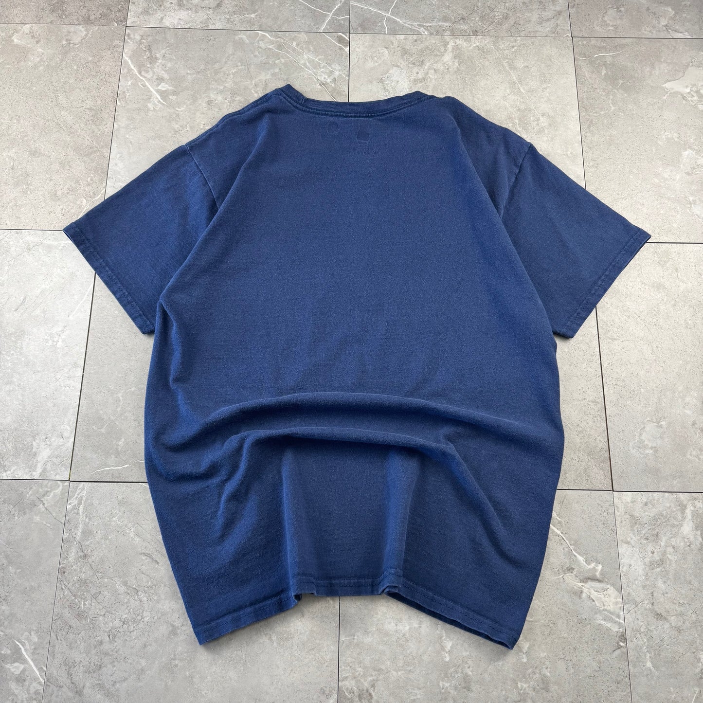 00s~ Hanes Navy CBU Athletic Training Hebrews 12:12-13 Christian Graphic Tee