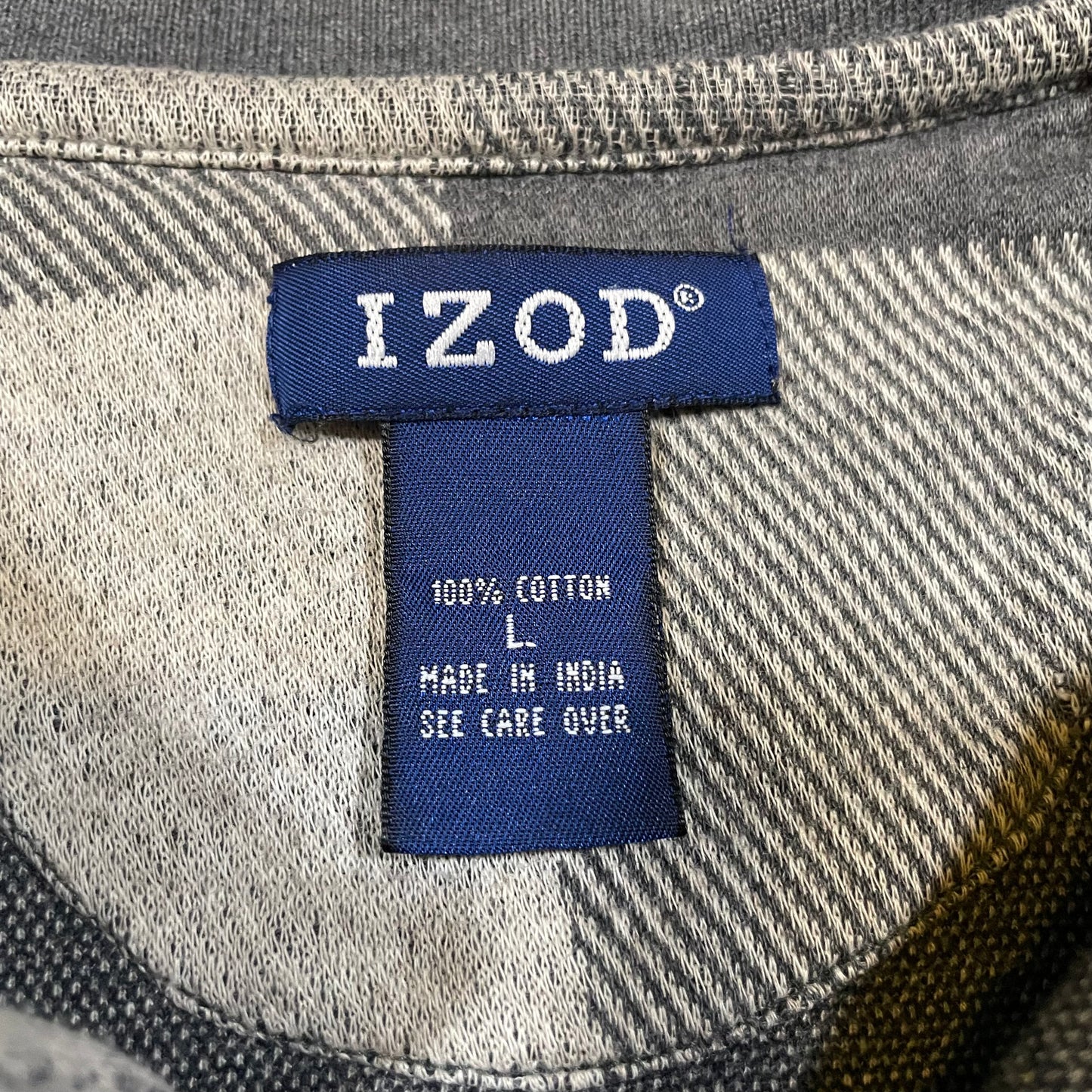 00s Izod Checkered Polo Sweater