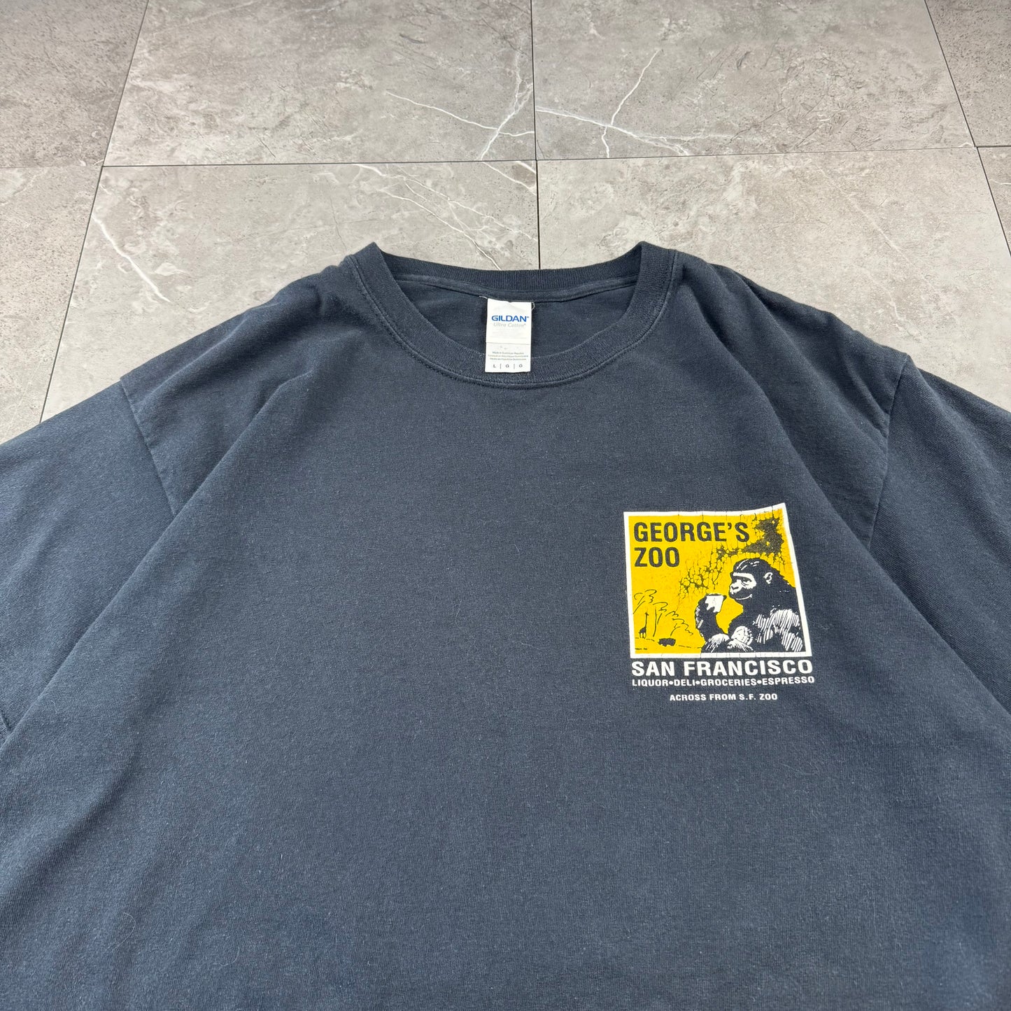 00s Gildan George’s Zoo San Francisco Black Graphic T-Shirt