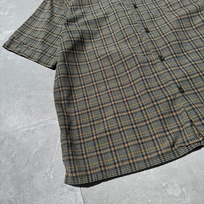90s-00s Ralph Lauren Jeans Co Checkered Cotton Open Collar Shirt KiiChain Clothing