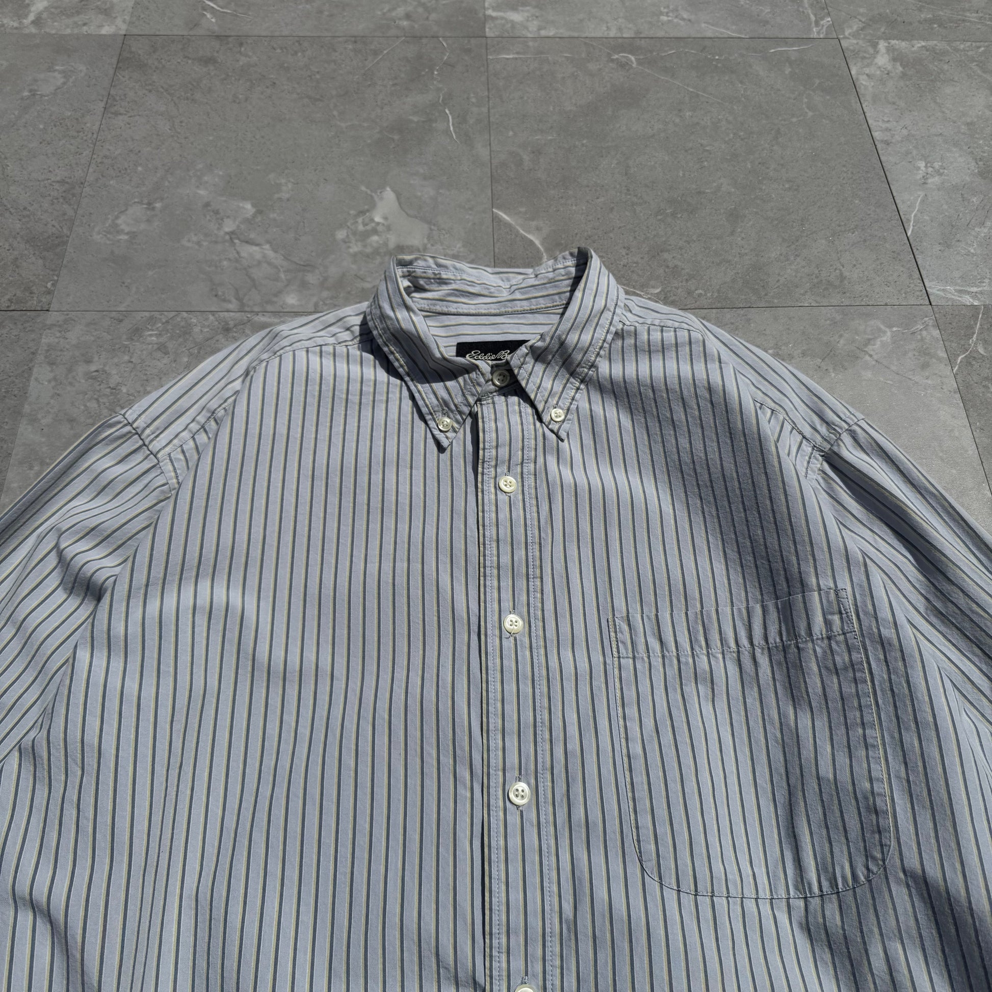 00s Eddie Bauer Striped Button Down Shirt KiiChain Clothing