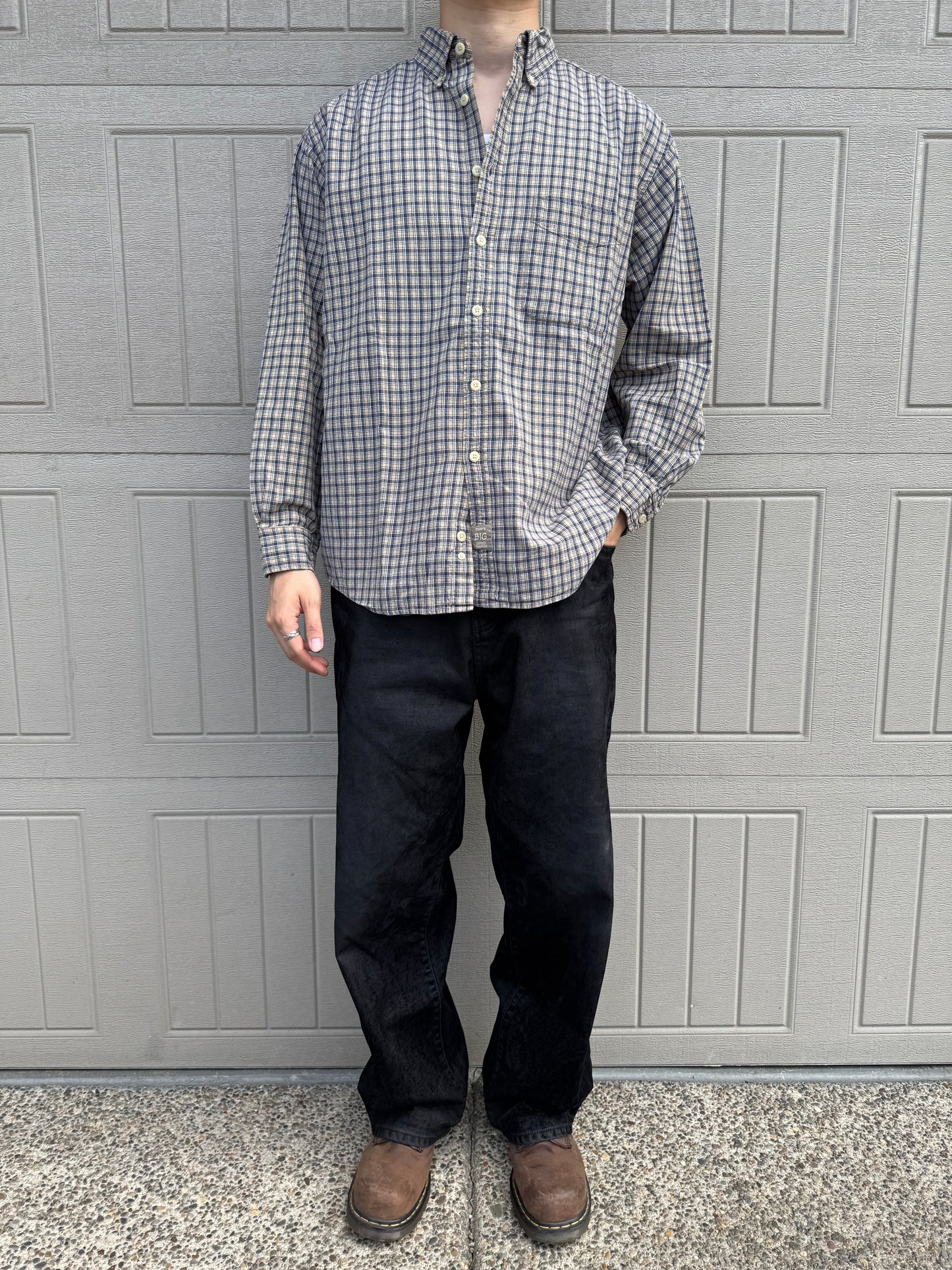 90s-00s Arrow Khaki’s BIG Oxford Checkered Shirt KiiChain Clothing