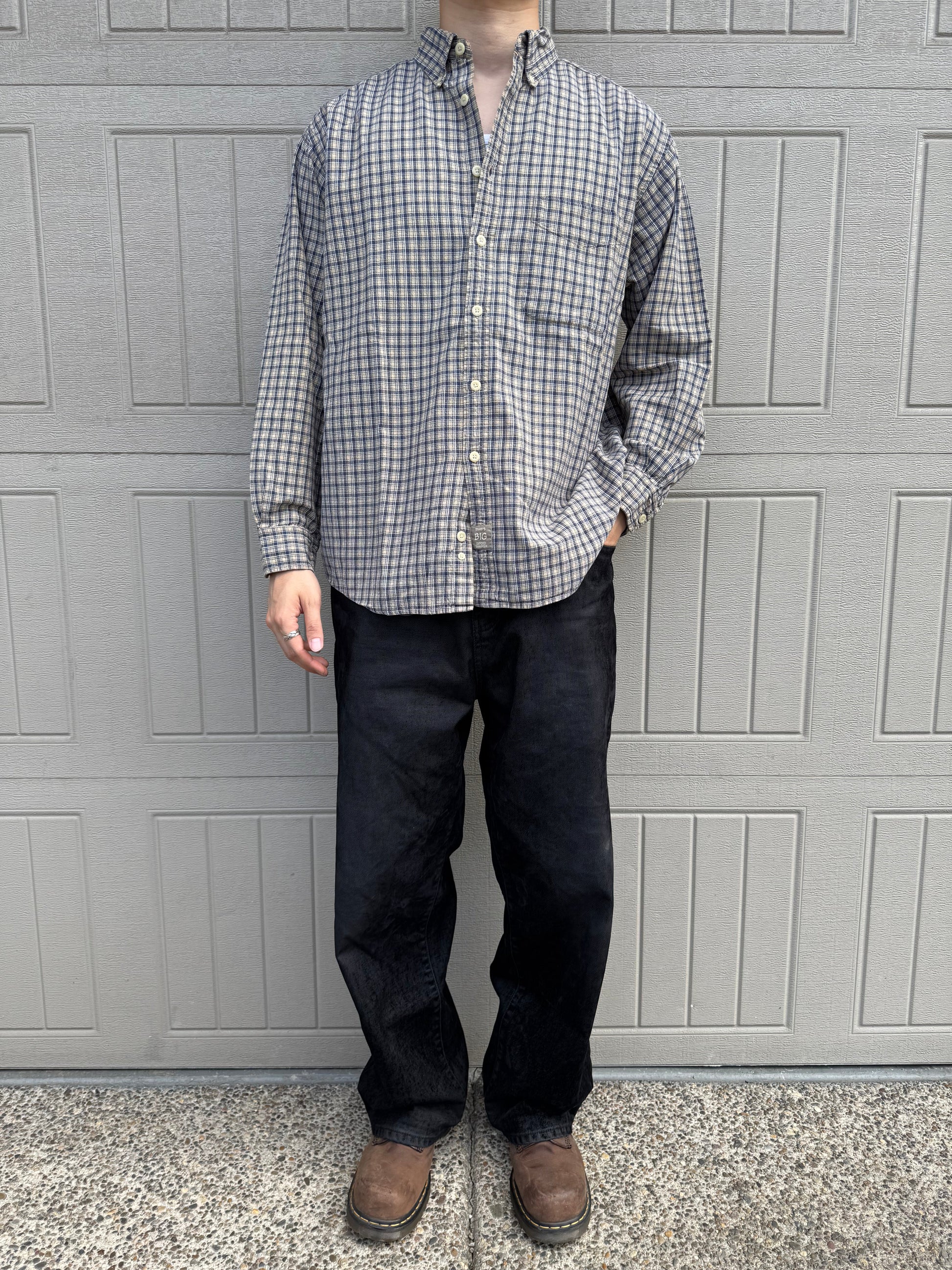 90s-00s Arrow Khaki’s BIG Oxford Checkered Shirt KiiChain Clothing