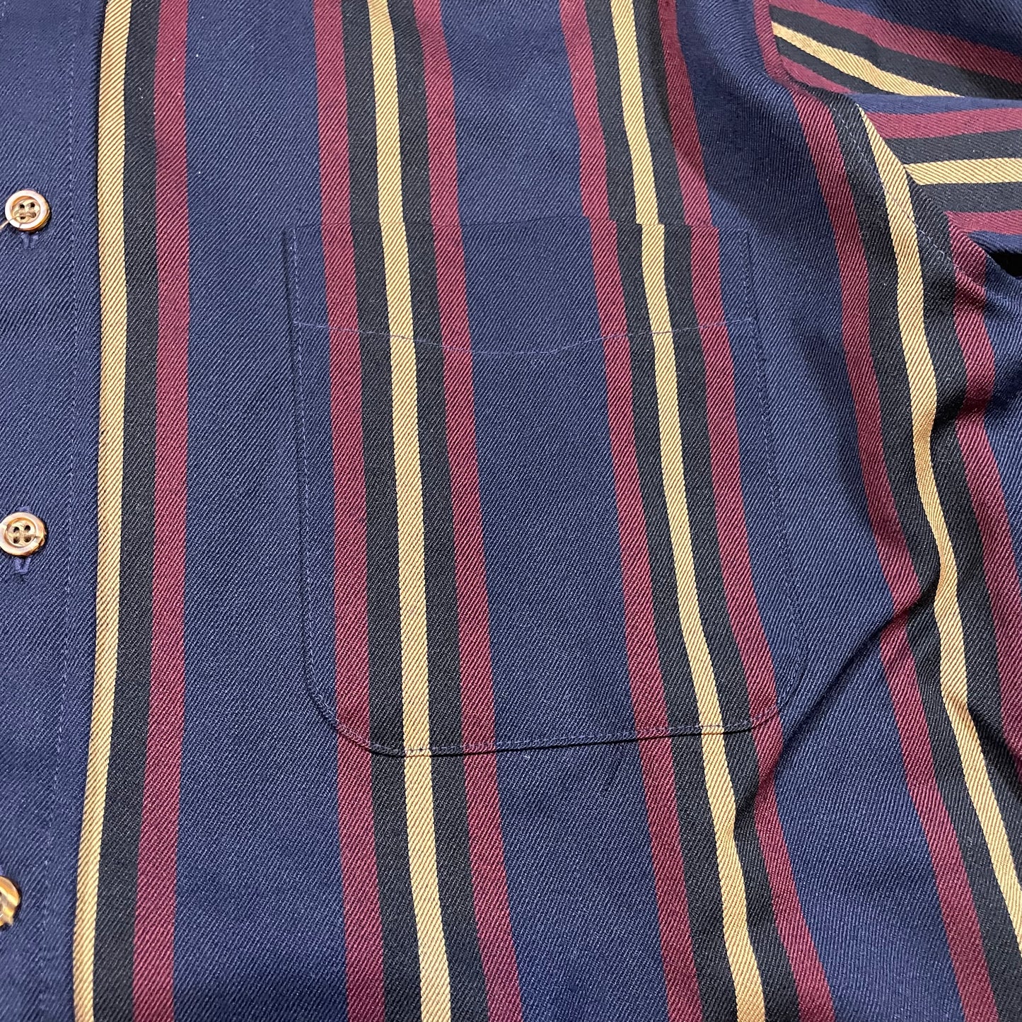 70s Pendleton Wool Striped Button Down Shirt