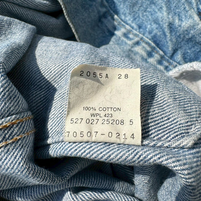 80s-90s Levi's 70507 Type III Made in USA Light Blue Denim Jacket