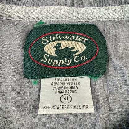 90s Stillwater Supply Co. Gray Henley Neck Long Sleeve Thermal