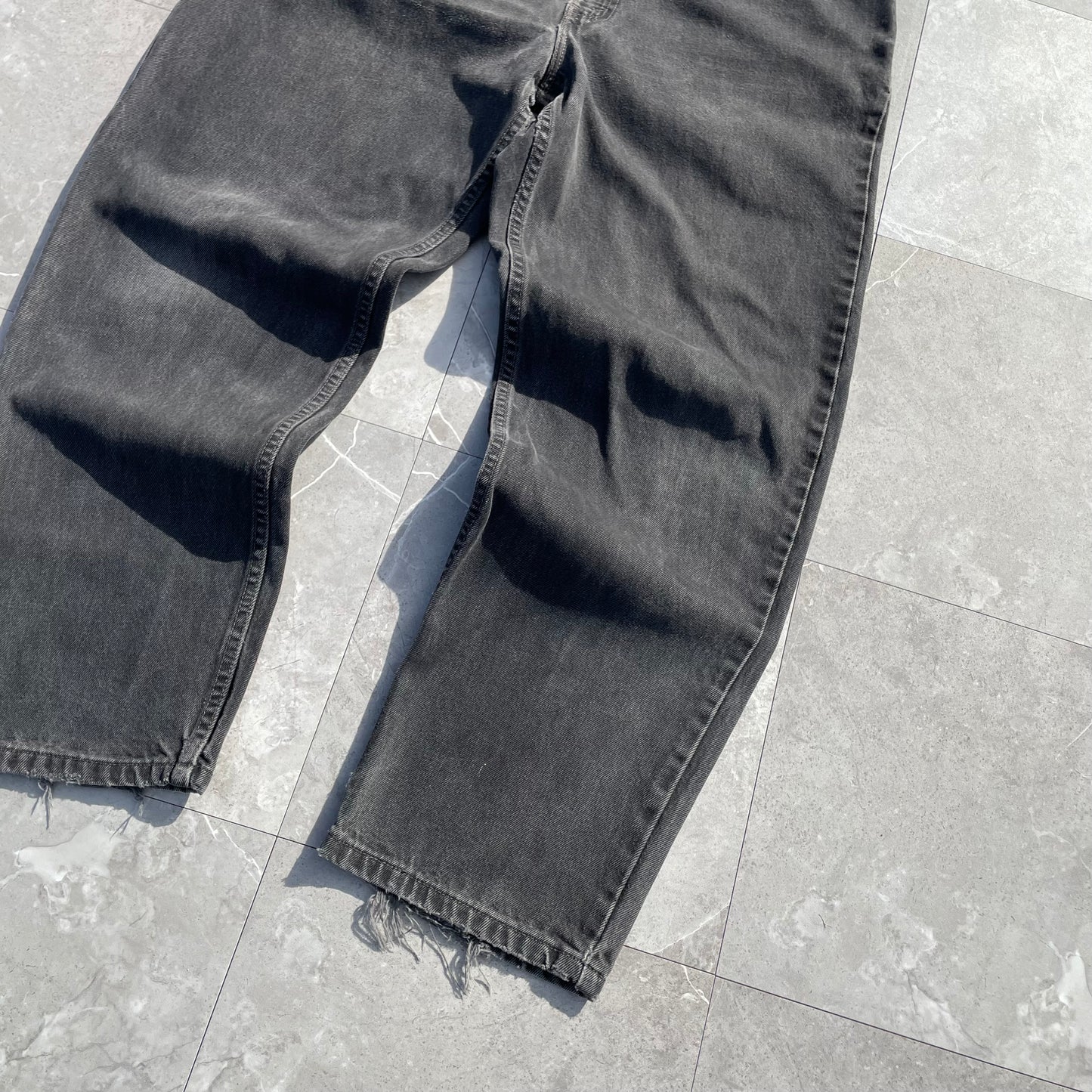 90s Levi's 550 Made in USA Black Denim 40x30