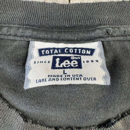 90s Lee Provincetown Portuguese Festival 1999 Faded Gray Made in USA Graphic T-Shirt