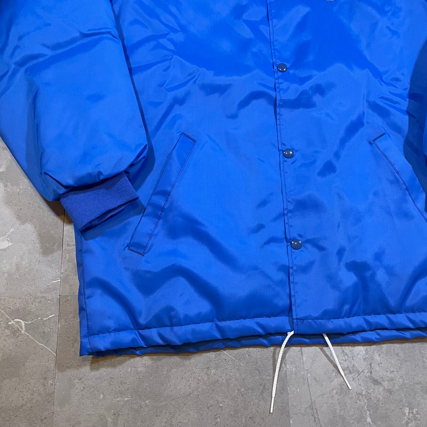 90s WestArk Made in USA Blue Steelworkers Coach Jacket