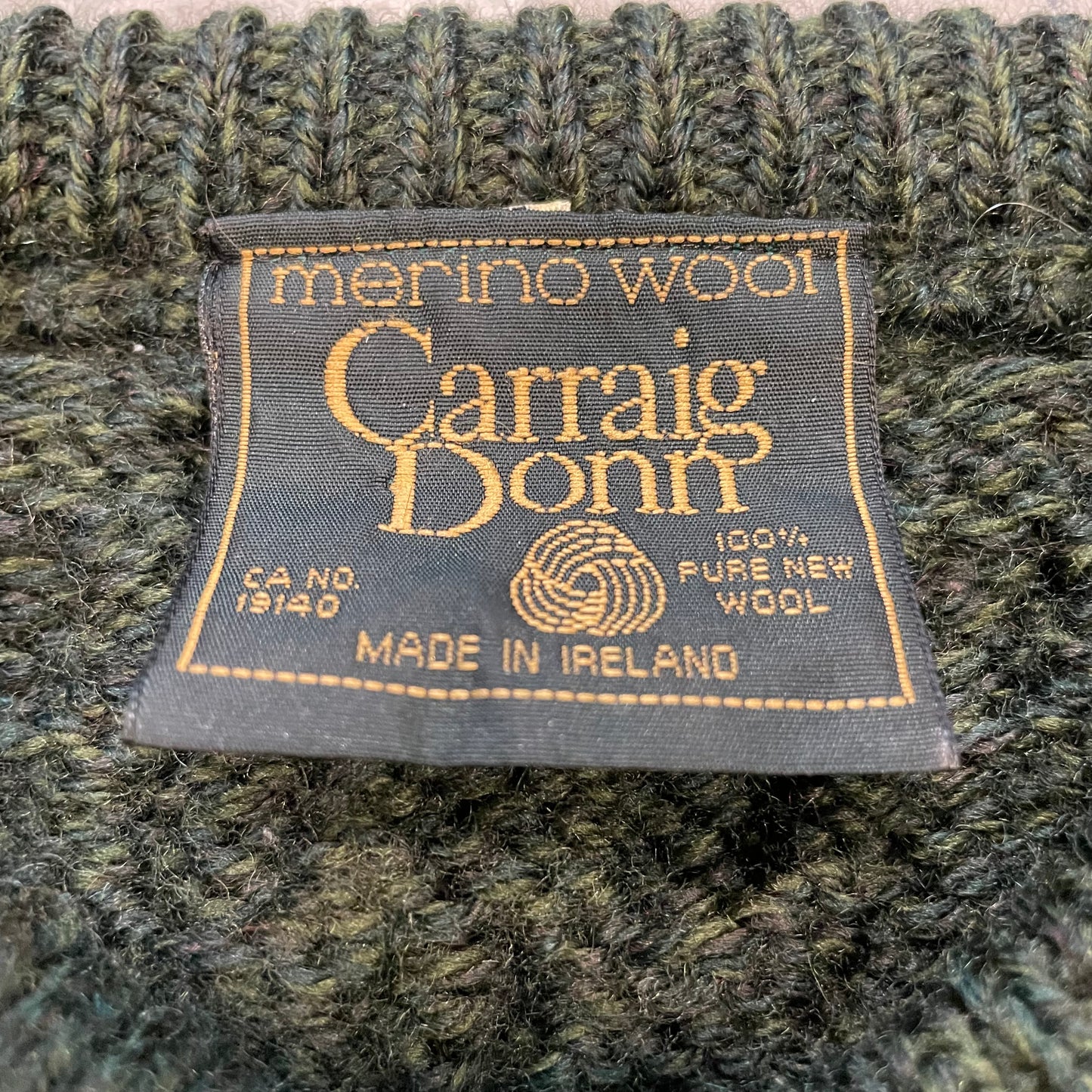 90s Carraig Donn Merino Wool Knitted Sweater