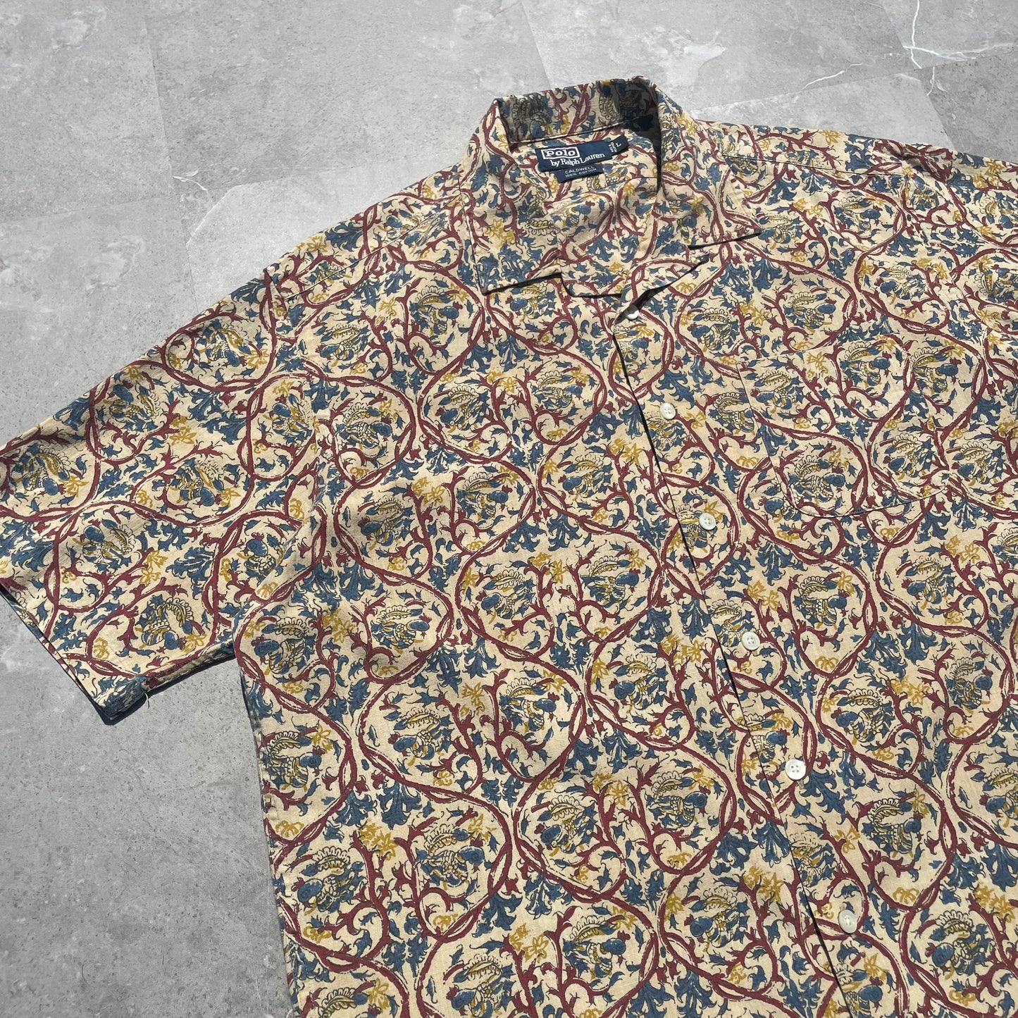 90s Ralph Lauren Caldwell Paisley Hawaiian Shirt